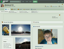 Tablet Screenshot of jthmlover101.deviantart.com