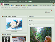 Tablet Screenshot of itsuko14.deviantart.com