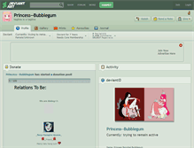 Tablet Screenshot of princess--bubblegum.deviantart.com