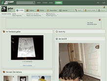 Tablet Screenshot of gebe.deviantart.com