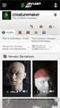 Mobile Screenshot of creaturemaker.deviantart.com