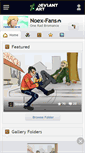Mobile Screenshot of noex-fans.deviantart.com