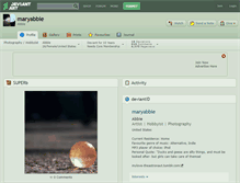 Tablet Screenshot of maryabbie.deviantart.com