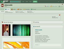 Tablet Screenshot of mmennomm.deviantart.com