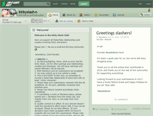 Tablet Screenshot of kirbyslash.deviantart.com