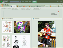 Tablet Screenshot of flexico.deviantart.com