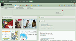 Desktop Screenshot of hair-obsessed.deviantart.com