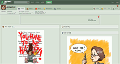 Desktop Screenshot of jetsam42.deviantart.com