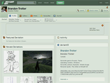 Tablet Screenshot of brandon-trotter.deviantart.com