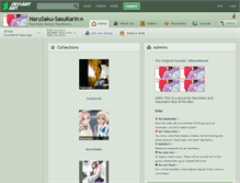 Tablet Screenshot of narusaku-sasukarin.deviantart.com