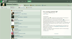 Desktop Screenshot of paramore-fandom.deviantart.com