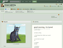Tablet Screenshot of grease-lightning.deviantart.com