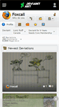 Mobile Screenshot of foxcall.deviantart.com