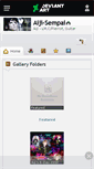 Mobile Screenshot of aiji-sempai.deviantart.com