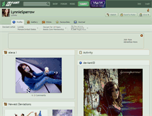 Tablet Screenshot of lynniesparrow.deviantart.com