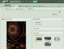 Tablet Screenshot of ggamson.deviantart.com