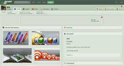 Desktop Screenshot of krb.deviantart.com