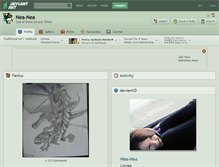 Tablet Screenshot of nea-nea.deviantart.com