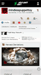 Mobile Screenshot of mindlesspuppettoy.deviantart.com