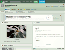 Tablet Screenshot of amorousdarkness.deviantart.com