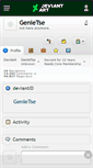 Mobile Screenshot of genietse.deviantart.com