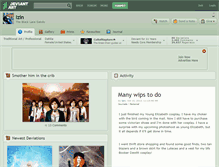 Tablet Screenshot of izin.deviantart.com