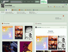 Tablet Screenshot of moonfade.deviantart.com