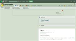 Desktop Screenshot of flama-foxangel.deviantart.com