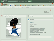 Tablet Screenshot of klash72.deviantart.com
