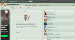 Desktop Screenshot of narusakufansforlife.deviantart.com