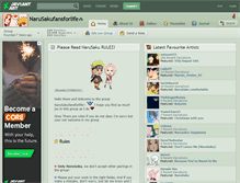 Tablet Screenshot of narusakufansforlife.deviantart.com