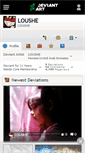 Mobile Screenshot of loushe.deviantart.com