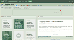 Desktop Screenshot of clockworkfantasy.deviantart.com