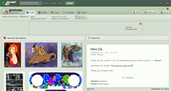 Desktop Screenshot of ghostcake.deviantart.com