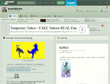 Tablet Screenshot of anandalyons.deviantart.com