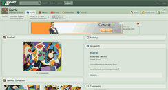 Desktop Screenshot of koerie.deviantart.com
