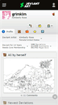 Mobile Screenshot of grimkim.deviantart.com
