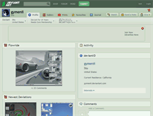 Tablet Screenshot of gymenii.deviantart.com