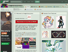 Tablet Screenshot of imagesanonymous.deviantart.com