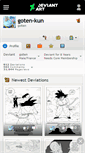 Mobile Screenshot of goten-kun.deviantart.com