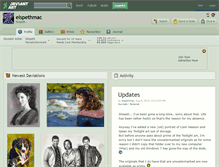 Tablet Screenshot of elspethmac.deviantart.com