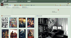Desktop Screenshot of cris-art.deviantart.com