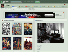 Tablet Screenshot of cris-art.deviantart.com