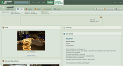 Desktop Screenshot of mpak87.deviantart.com