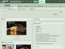 Tablet Screenshot of mpak87.deviantart.com