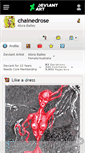 Mobile Screenshot of chainedrose.deviantart.com