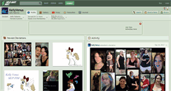 Desktop Screenshot of kellyvenus.deviantart.com