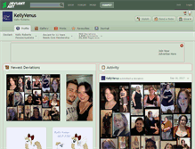 Tablet Screenshot of kellyvenus.deviantart.com