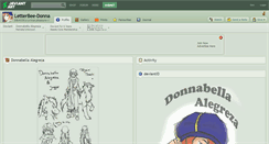 Desktop Screenshot of letterbee-donna.deviantart.com