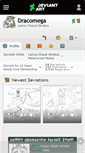 Mobile Screenshot of dracomega.deviantart.com